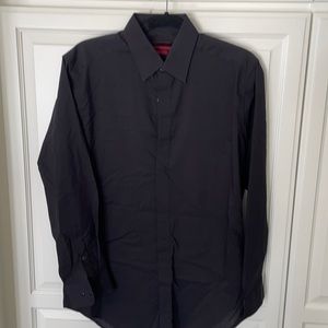 Alfani fitted black dress shirt